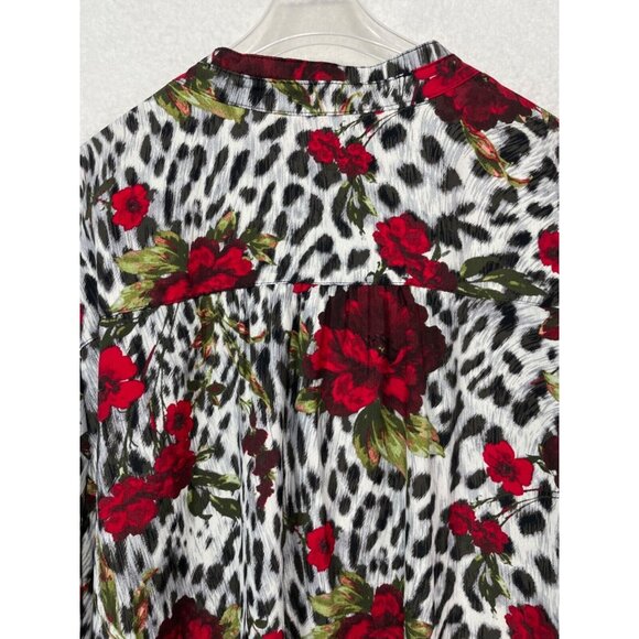 Allison Daley Woman 3X Long Sleeve Button Up Blouse NWT - Picture 6 of 12